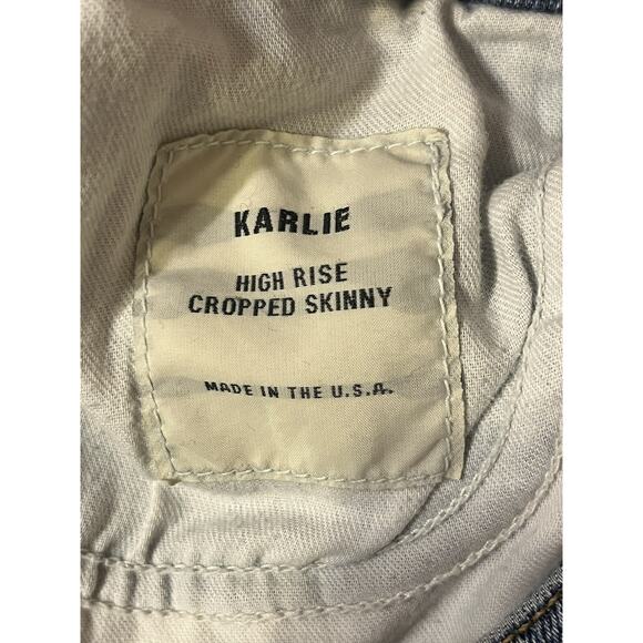 Baldwin Karlie High Rise Skinny Jeans •26• Kansas City Cropped Ankle In Pure - Picture 8 of 10